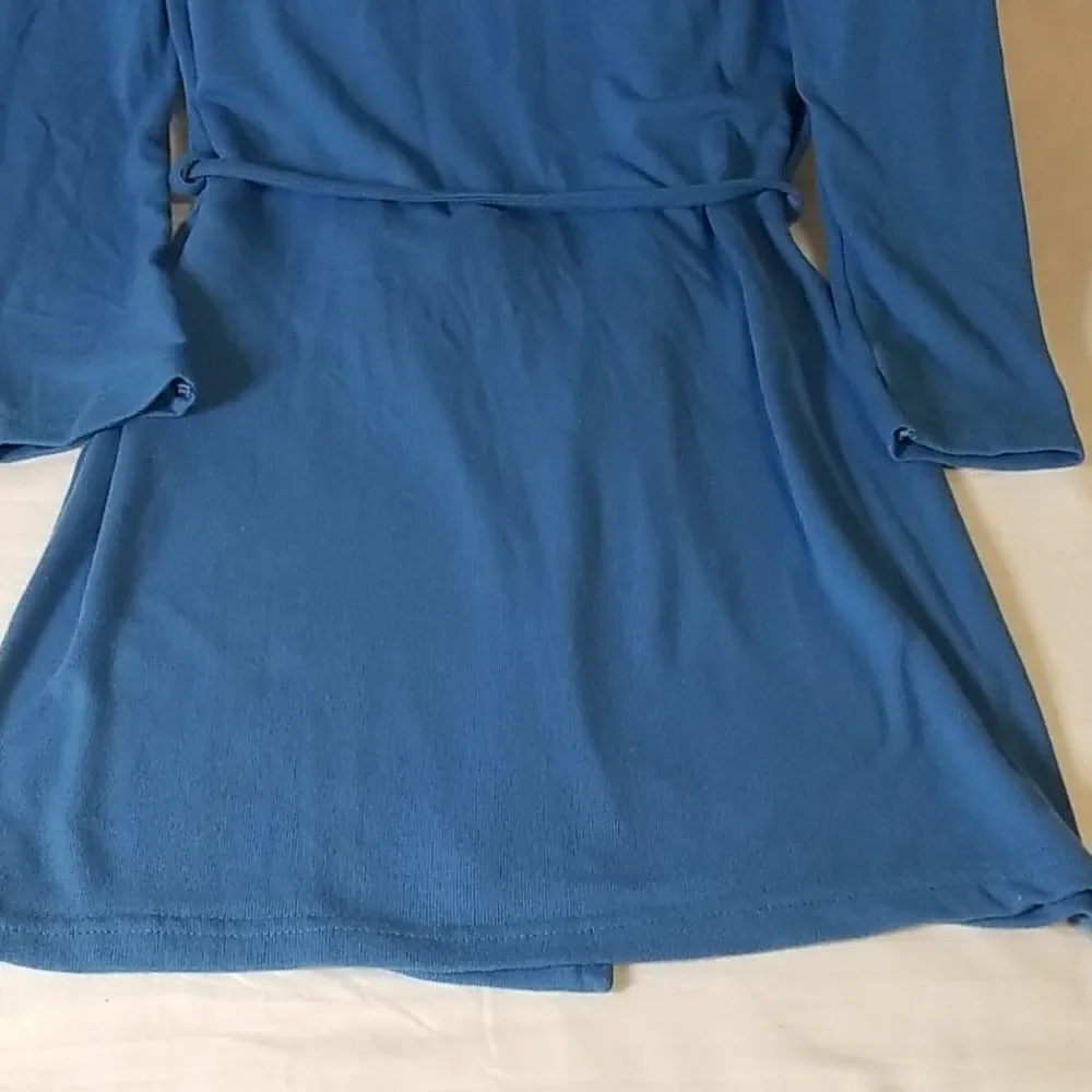 Cornflower‎ Blue Double Pocket Bathrobe